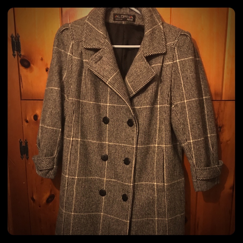 Vintage Petite Alorna Full Length Wool Coat